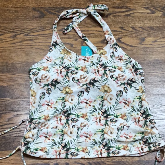 Two Piece Halter Tankini Size M/L - Picture 6 of 9